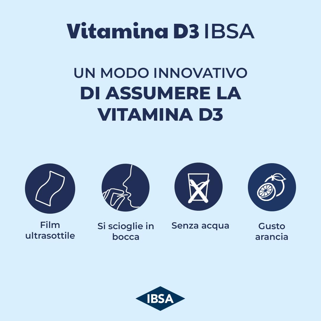 Vitamina D3 IBSA 1000 UI - 30 Film Orodispersibili