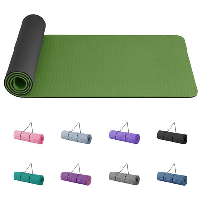 Good Nite Tappetini da Yoga da Donna Antiscivolo Con Superficie Testurizzata, Spessore 6 Mm, Con Cinghia Per Il Trasporto, Tappetino per Yoga, Pilates, Ginnastica (183 * 61 * 0,6 Cm)