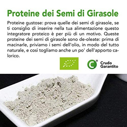 Proteine del Riso in Polvere Bio - 80% Proteina - 500g. Proteine Naturalmente Senza Lattosio e Glutine. Proteine Vegane Vegetali e Biologiche Senza Zucchero. Organic and Vegan Rice Protein Powder.