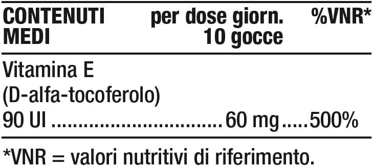 NUTRIVA Vegan E, Integratore Alimentare a base di Vitamina E da fonti vegetali. Protegge dagli effetti dello stress ossidativo. Integratore in gocce, 30 ml. 100% Naturale, Vegano