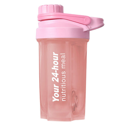 EACHPT Protein Shaker,Shaker per proteine da 600 ml per frullati di integratori,shaker per proteine con tappo a vite,setaccio e scala graduata|A prova di perdite,senza BPA