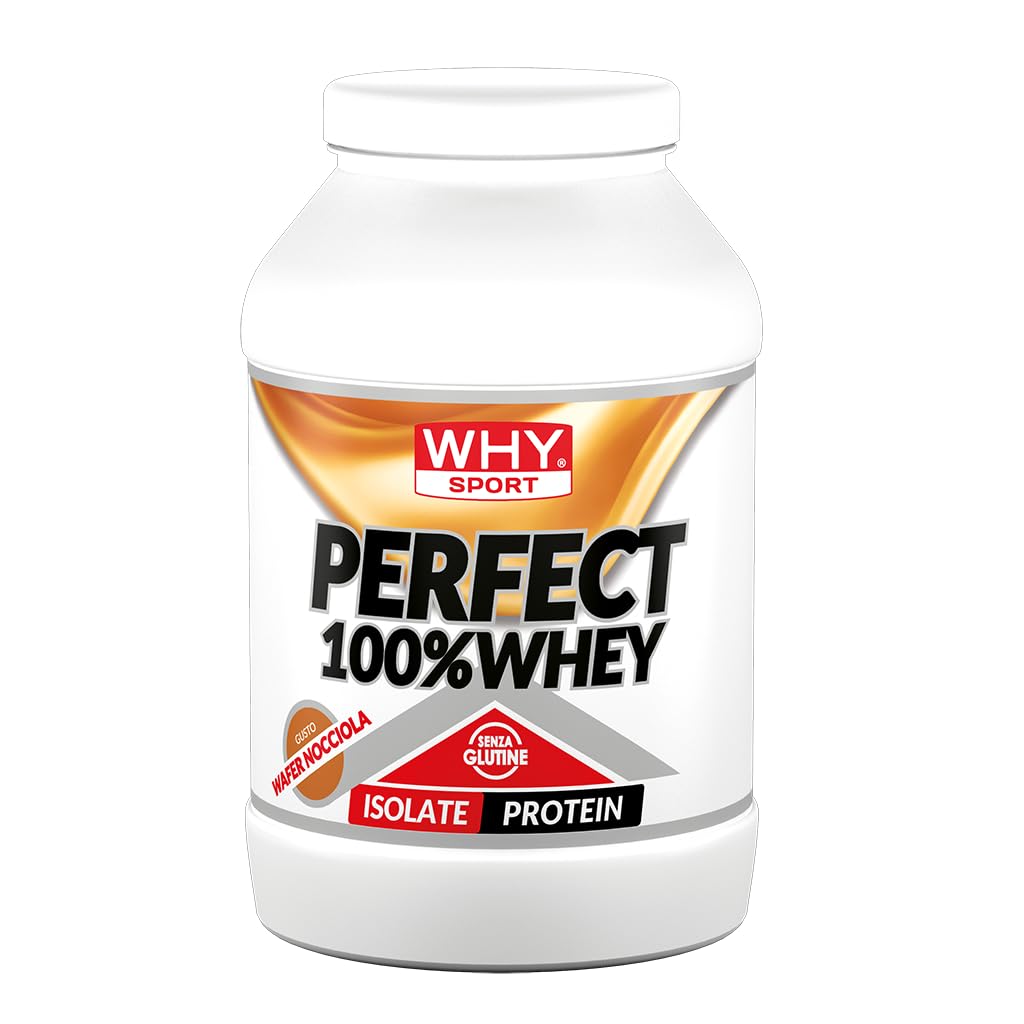 WHY SPORT PERFECT 100% WHEY - Proteine Whey - Proteine Isolate - Proteine in Polvere con Aminoacidi Essenziali per la Massa Muscolare - Gusto Cioccolato al Latte - 900 gr