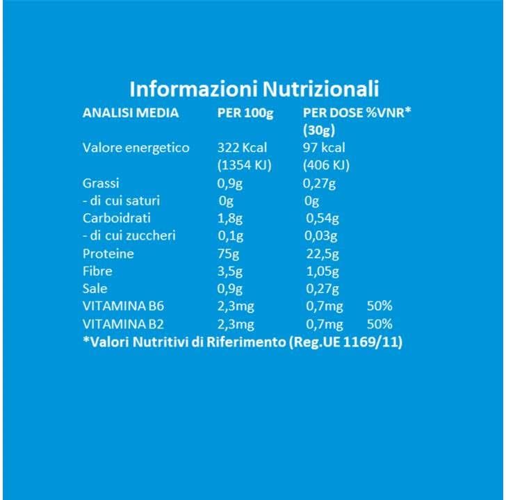 Ultimate Italia Egg White – Proteine di Albume dell'Uovo - Integratore Alimentare di Proteine a Base di Albume d'Uovo – con Vitamine B2 e B6 – Nutre la Massa Magra - Gusto Cacao, 750 Grammi