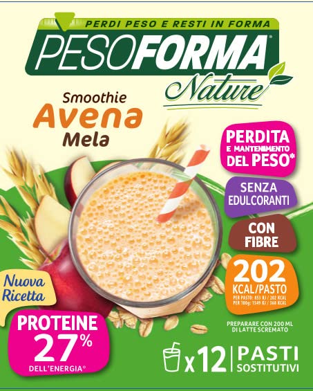 Pesoforma Smoothie Frutti di Bosco, Pasto sostitutivo per il controllo del peso, Smoothie gustoso che aiuta a rimettersi in forma, Ricco in proteine e fibre, Solo 202 calorie, 16 pasti, 436 gr