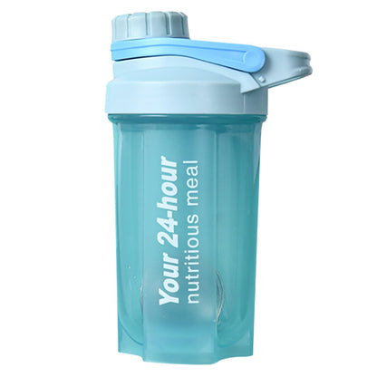 EACHPT Protein Shaker,Shaker per proteine da 600 ml per frullati di integratori,shaker per proteine con tappo a vite,setaccio e scala graduata|A prova di perdite,senza BPA