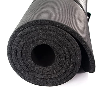 Athlyt - Fitness Mat, Black, 183 x 60 cm