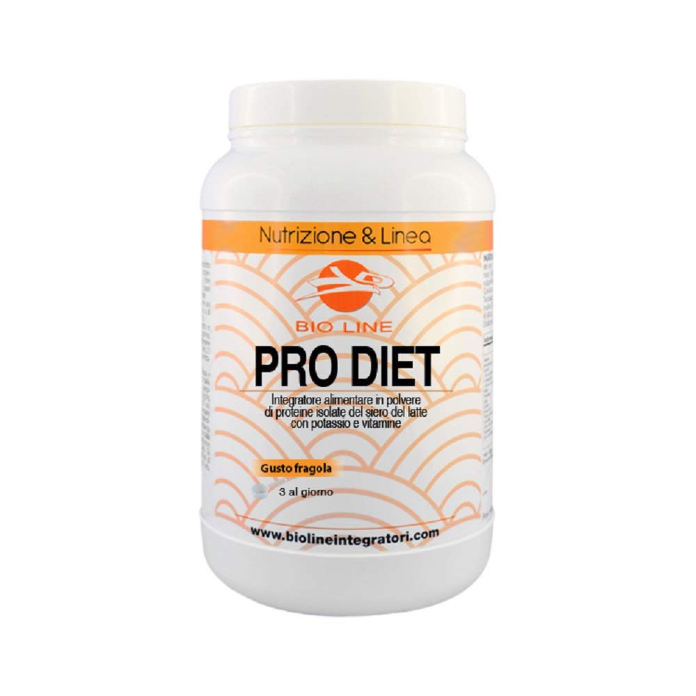 PRODIET - Integratore alimentare di proteine isolate del siero del latte e calcio caseinato con potassio e vitamine, 500 g (Gusto Vaniglia, 500 grammi)