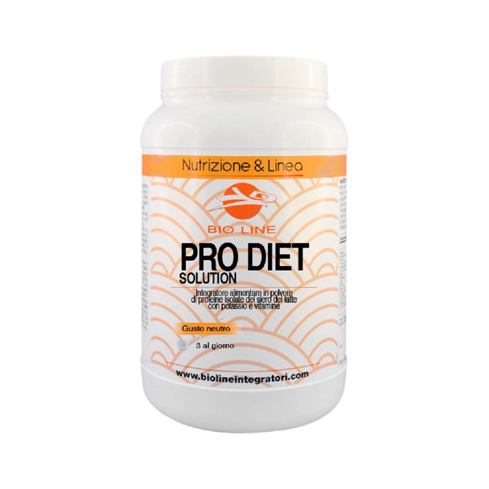 PRODIET - Integratore alimentare di proteine isolate del siero del latte e calcio caseinato con potassio e vitamine, 500 g (Gusto Vaniglia, 500 grammi)