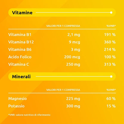 Supradyn Magnesio e Potassio Integratore Multivitaminico con Vitamine B, Vitamina C e Sali Minerali per Stanchezza, Caldo e Sport, 60 Bustine Effervescenti Senza Zucchero, Gusto Arancia