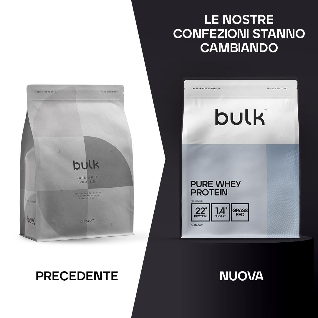 Bulk Pure Whey Protein, Cioccolato Caramello, 500 g, 16 porzioni