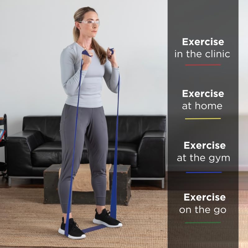 TheraBand professionale in lattice bande di resistenza per la parte superiore del corpo, parte inferiore del corpo, e Core esercitazione, fisioterapia, pilates, allenamento home-fitness inferiore e riabilitazione