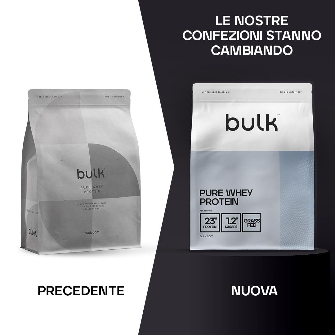 Bulk Pure Whey Protein, Cioccolato, 500 g, 16 porzioni