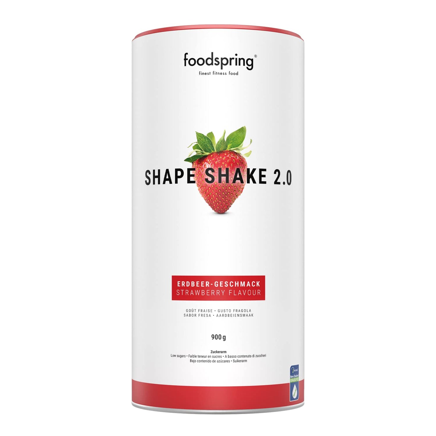 foodspring Shape Shake Bustine Monoporzione, 10 x 60 g, Sostituto pasto per il controllo del peso*, Ricco di proteine, Vitamine e minerali