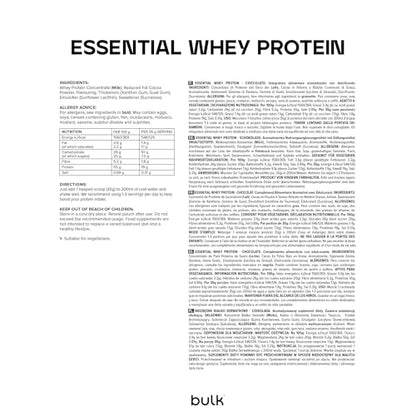 Bulk Essential Whey Protein, Vaniglia, 1 kg, 28 porzioni