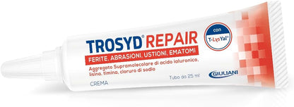 GIULIANI Trosyd Repair 25g - Crema per Ferite, Ustioni, Abrasioni ed Ustioni.