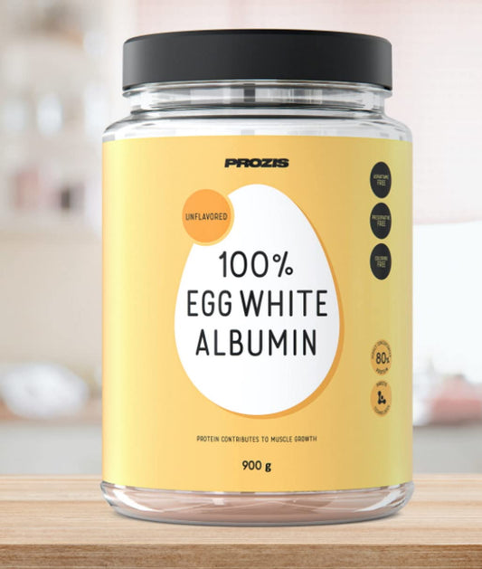 Prozis Egg White 900 g - multi gusti - Ovoalbumina, Albumi Pastorizzati, (naturale)