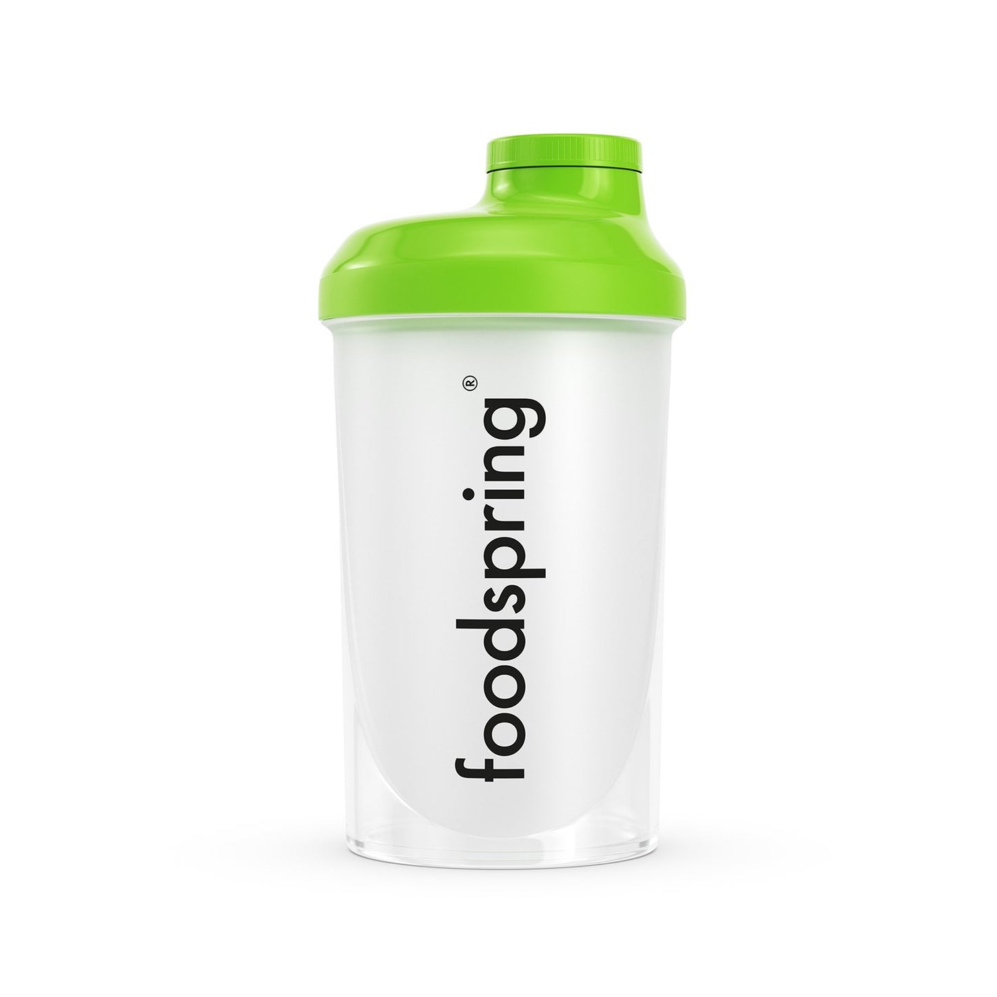 foodspring - Shaker da 500ml - Lo Shaker perfetto per le tue proteine - Incluso il filtro per rendere il tuo shake più cremoso, con tappo a vite per una chiusura sicura