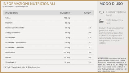 Solgar Alimento B Integratore Alimentare - 50 Capsule