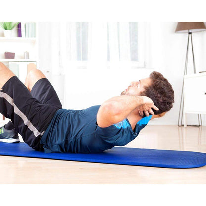 BAKAJI Tappetino Yoga in TPE Ecologioco Doppio Strato Antiscivolo Alta Densità Materassino Tappeto Allenamento Fitness Aerobica Palestra Ginnastica Dimensione 180 x 61 cm con Custodia