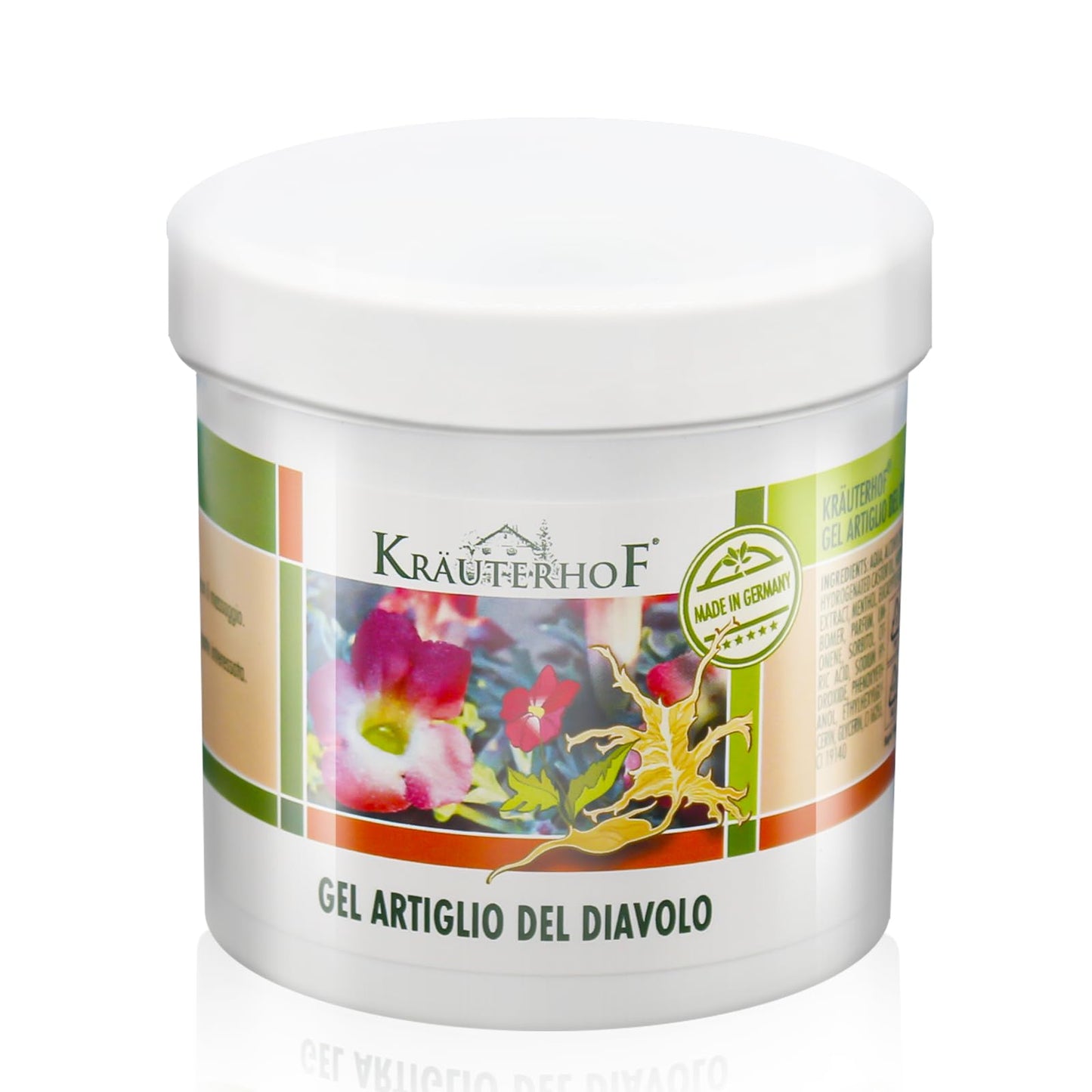 HW CASE Kräuterhof Balsamo per cavalli riscaldante, extra forte, gel massaggiante - Rimedio naturale per il sollievo muscolare (1x500ML)