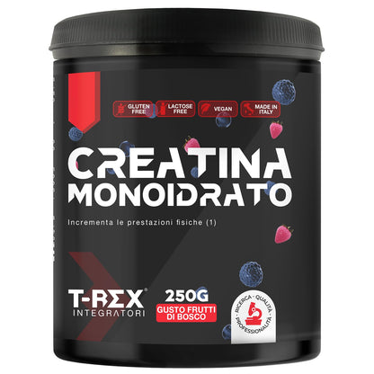 T-Rex Integratori Creatina Micronizzata Monoidrata 100 compresse da 1300mg - Integratore alimentare per massa muscolare e boost energetico pre workout