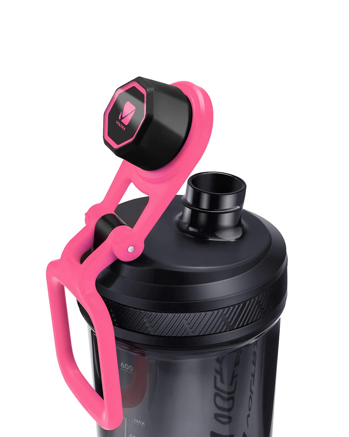 VOLTRX Bottiglia shaker, frullatore elettrico per frullati proteici ricaricabile USB C, tazze shaker per frullati proteici e frullati sostitutivi dei pasti, senza BPA, in Tritan