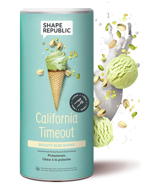 Shape Republic Gelato al pistacchio - sostituto del pasto frullato - ricco di proteine - Contiene 24 vitamine e minerali - Frullati dietetici per dimagrire