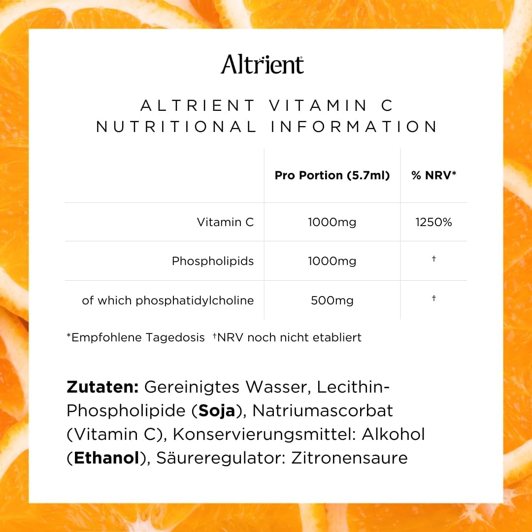 Altriente C - Liposomiale Vitamina C/Lypospheric Vitamina C/Lypo-Spheric Vitamina C-Vitamina C 1000mg