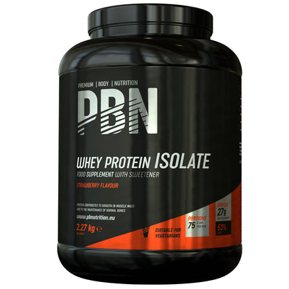 Premium Body Nutrition Whey-ISOLATE, Proteine Isolate del Siero di Latte in Polvere, 1 Kg (Pacco da 1), Biscotti e panna, 33 Porzioni