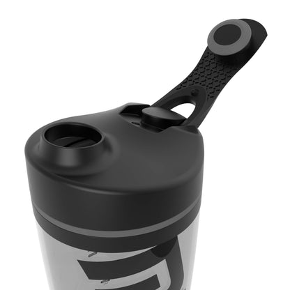 Promixx Bottiglia Originale Shaker - Alimentato a Batteria per Frullati di Proteine Lisci - Senza BPA, Tazza da 600ml (Bianco)