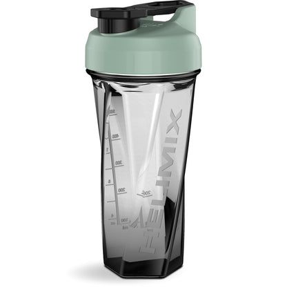 HELIMIX 1,5 Vortex Blender Shaker bottiglia contiene fino a 828 ml | Nessuna palla o frusta | Prodotto negli Stati Uniti | Portatile pre allenamento Proteine del siero di latte shaker tazza | Mescola