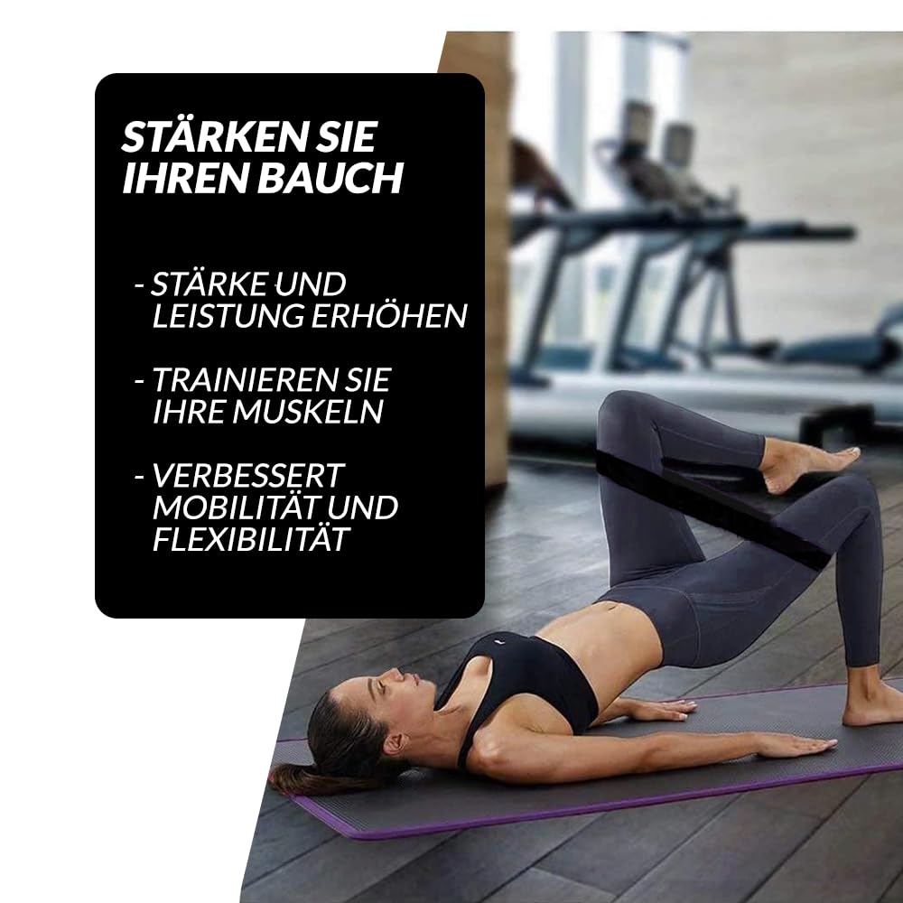 LISTHEN Elastici Rigidi per Trazioni Muscle Up e Fitness, Bande Rigide per Riabilitazione Muscolare Stretching e Yoga, Fasce Elastiche per l'Allenamento