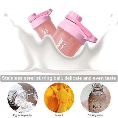 EACHPT Protein Shaker,Shaker per proteine da 600 ml per frullati di integratori,shaker per proteine con tappo a vite,setaccio e scala graduata|A prova di perdite,senza BPA