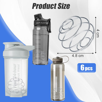 ACWOO Ball Shaker Per Proteine, 6PCS Agitare la Sfera, Inox la Sfera di Miscelazione, Miscelatore del Miscelatore Della Proteina per Proteine Miscelate Bevande