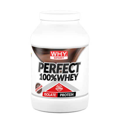 WHY SPORT PERFECT 100% WHEY - Proteine Whey - Proteine Isolate - Proteine in Polvere con Aminoacidi Essenziali per la Massa Muscolare - Gusto Cioccolato al Latte - 900 gr