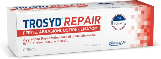 GIULIANI Trosyd Repair 25g - Crema per Ferite, Ustioni, Abrasioni ed Ustioni.