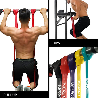 PROIRON Bande di Resistenza - Pull UP Bande - Bande Elastiche Fitness, Loop Bands Corpo Stretching, Powerlifting, Resistenza di Addestramento