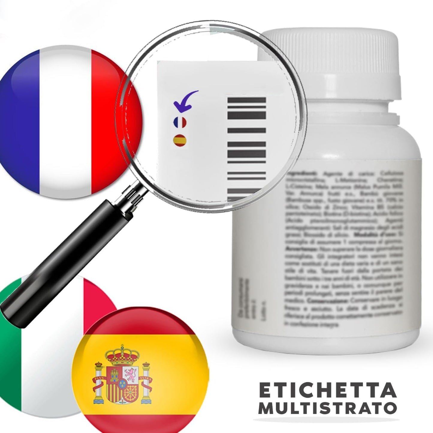 VITAMINA D3 K2 (Dura 1 anno e 4 mesi) 500 Micro-Compresse Alto Dosaggio e Assorbimento I Vitamina D3 Da 50 µg Da 2.000 U.I. + Vitamina K2 Da 100 µg | Senza Glutine, Lattosio, Zuccheri e Soia