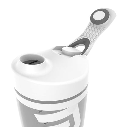 Promixx Bottiglia Originale Shaker - Alimentato a Batteria per Frullati di Proteine Lisci - Senza BPA, Tazza da 600ml (Bianco)