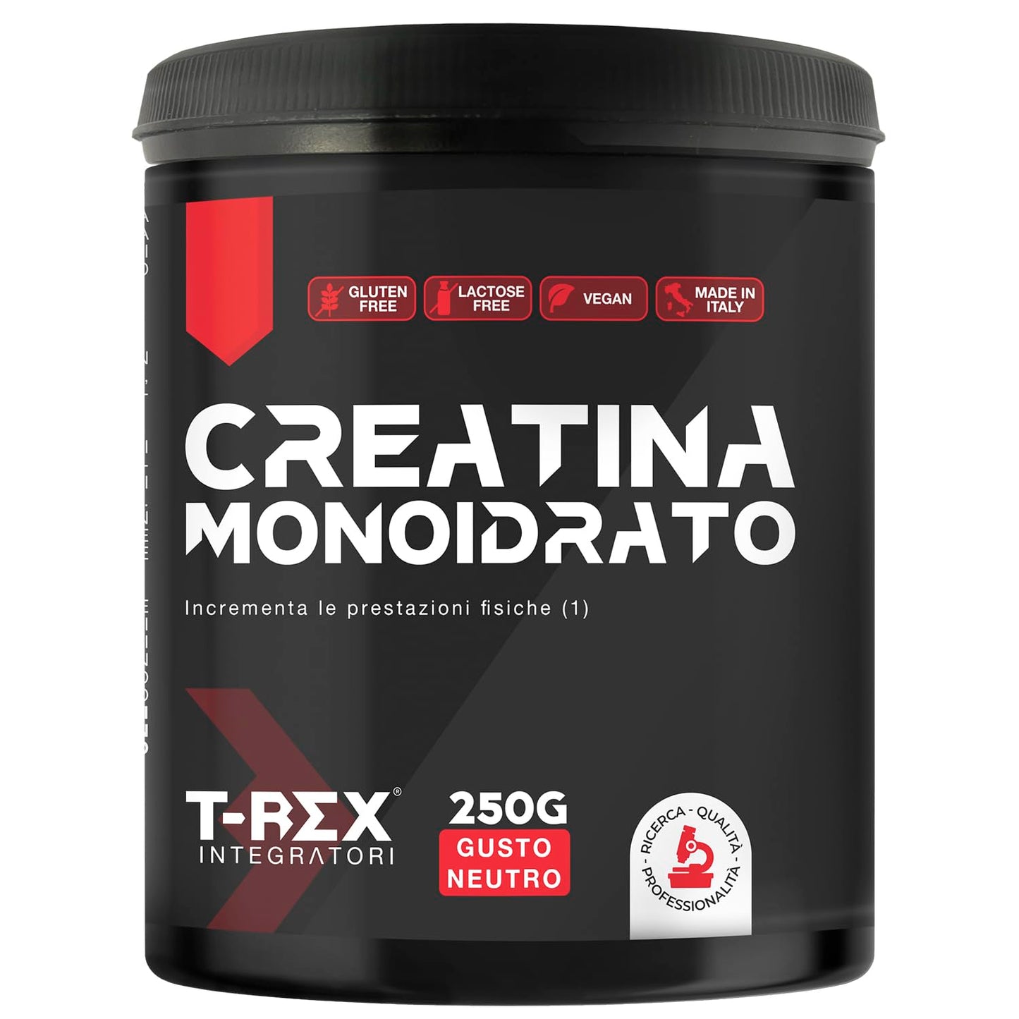 T-Rex Integratori Creatina Micronizzata Monoidrata 100 compresse da 1300mg - Integratore alimentare per massa muscolare e boost energetico pre workout