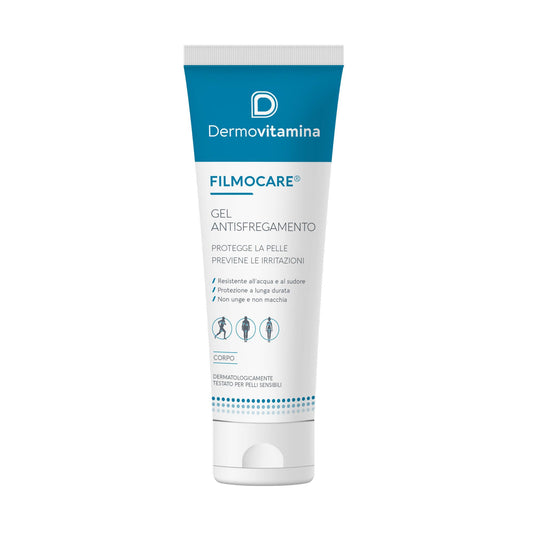 Dermovitamina Filmocare Antisfregamento 100 ml, Gel antisfregamento indicato per chi pratica sport, per i soggetti in sovrappeso e per le persone anziane o lungodegenti