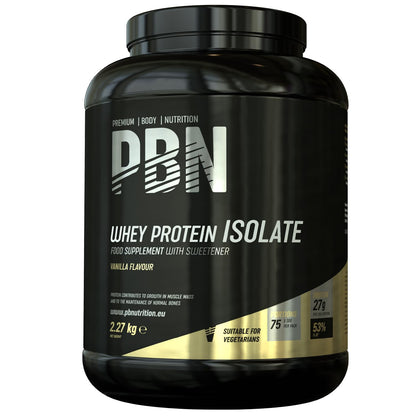 Premium Body Nutrition Whey-ISOLATE, Proteine Isolate del Siero di Latte in Polvere, 1 Kg (Pacco da 1), Biscotti e panna, 33 Porzioni