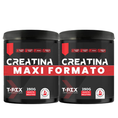 T-Rex Integratori Creatina Micronizzata Monoidrata 100 compresse da 1300mg - Integratore alimentare per massa muscolare e boost energetico pre workout