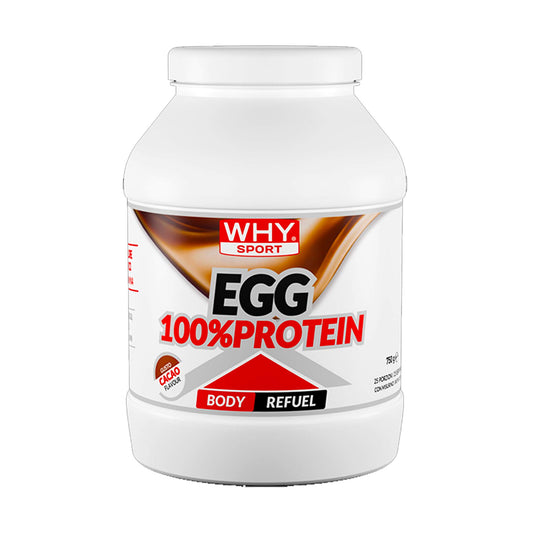 Why Sport EGG 100% Protein Gusto Cacao 750 Grams 25 porzioni