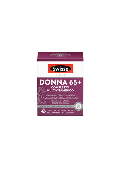 Swisse Donna Complesso Multivitaminico - 60 Compresse - Integratore multivitaminico per donna con vitamine, minerali ed erbe naturali