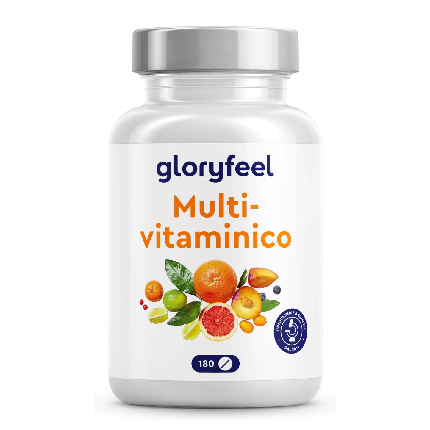 Multivitaminico Completo, Integratore Vitamine 450 Compresse Scorta per più di 1 Anno, Integratore Multivitaminico, Multivitamine e Minerali, con Vitamine A,B,C,D3,E, Calcio, Zinco, Selenio