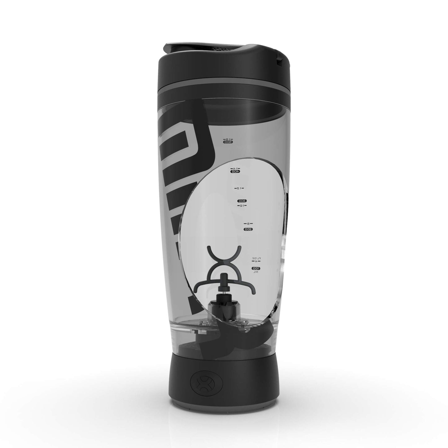 Promixx Bottiglia Originale Shaker - Alimentato a Batteria per Frullati di Proteine Lisci - Senza BPA, Tazza da 600ml (Bianco)