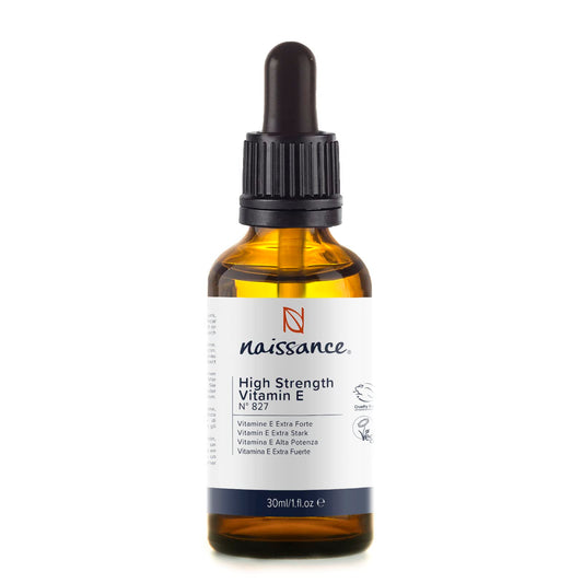 Naissance Olio Concentrato Di Vitamina E Ad Alta Potenza 30ml (29,500 IU) - Per Uso Cosmetico Topico Cura Della Pelle - Per Siero, Burro di Corpo, Balsamo, Cremo, Sapone, Lozione, Scrub