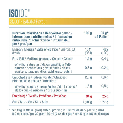 Dymatize ISO 100 Hydrolyzed Gourmet Chocolate 932g - Proteine del siero di latte idrolizzate e isolate in polvere