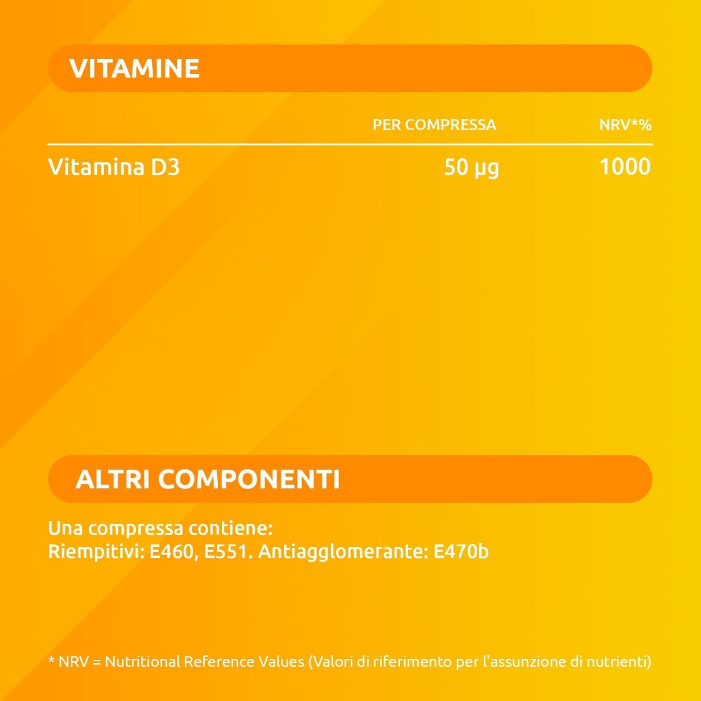 Supradyn Compresse di Vitamina D 2000 UI Alto Dosaggio (50 μg) - Integratore Vitamina D3 per il Supporto del Sistema Immunitario e la Salute delle Ossa - 365 compresse fornitura annuale